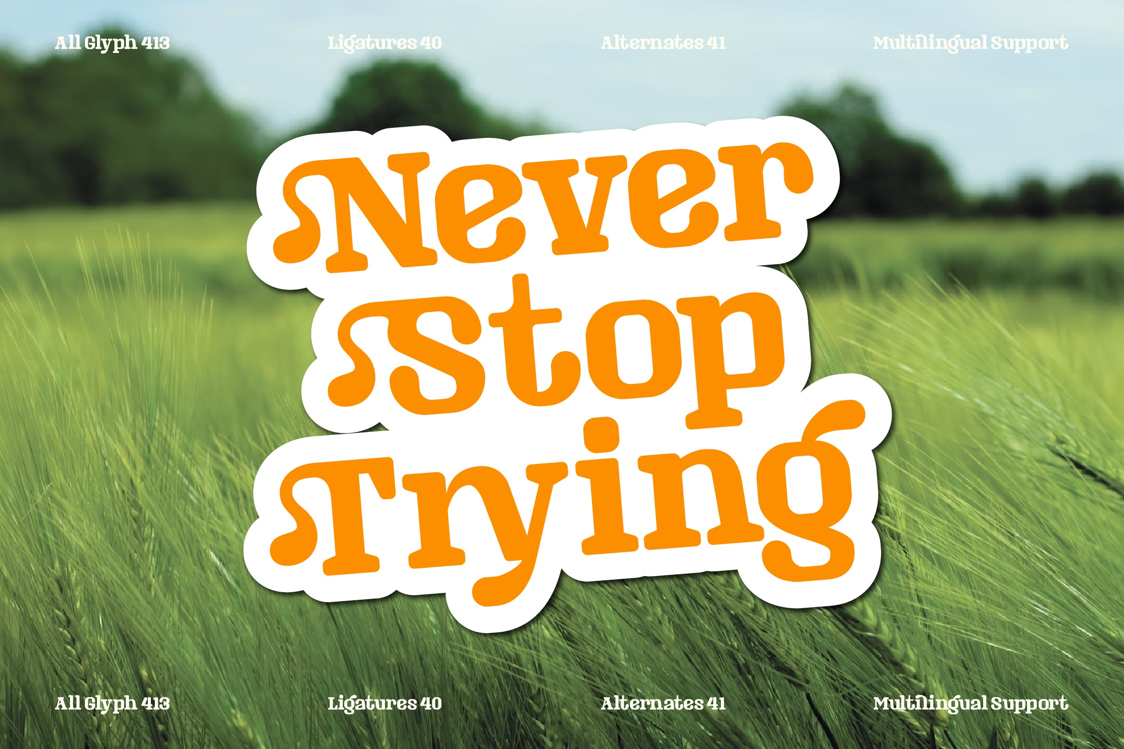 Masking Renta Font - Image 4