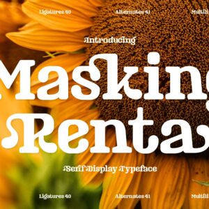Masking Renta Font
