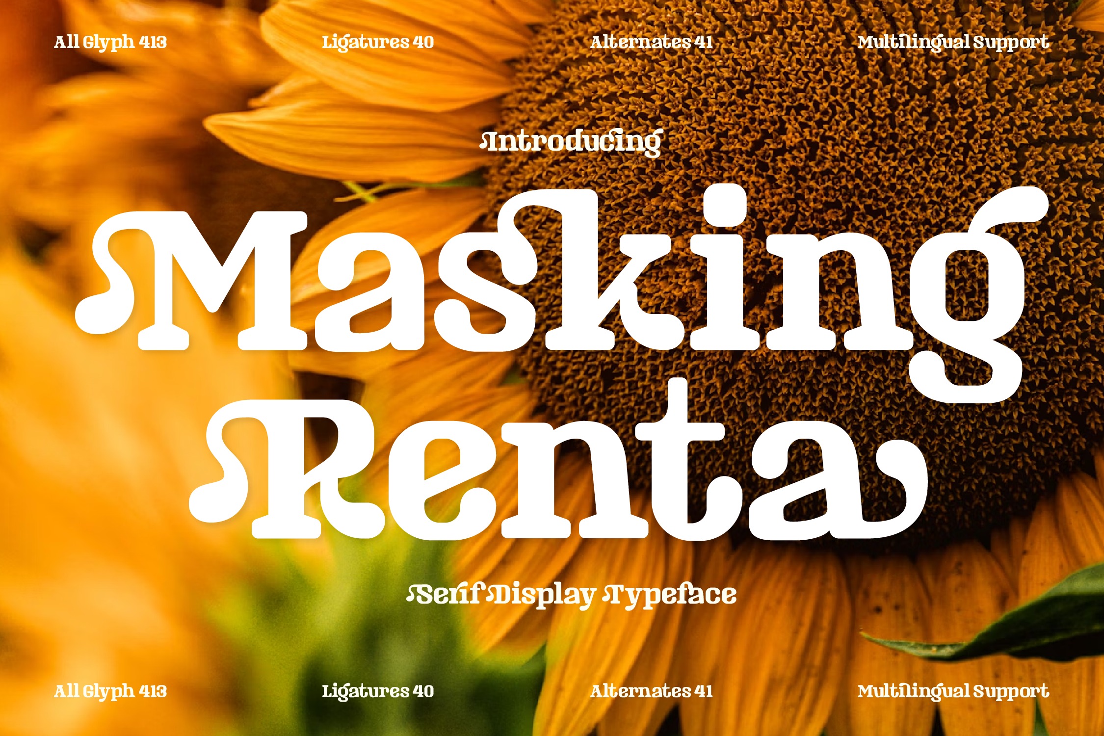 Masking Renta Font