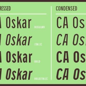CA Oskar Font Family