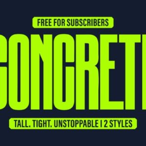Concrete Font