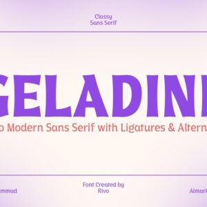 Geladine Font